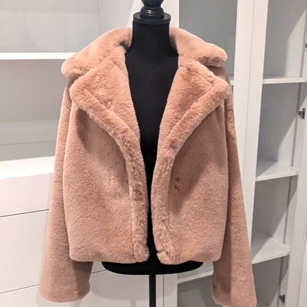 Faux Fur Bomber Jacket